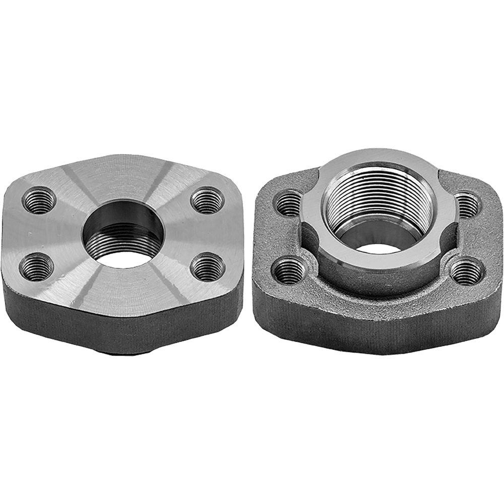 C62 FLANGE BLOCK X BSPPF (UNC TAPPED HOLES - NO O-RING GROOVE)