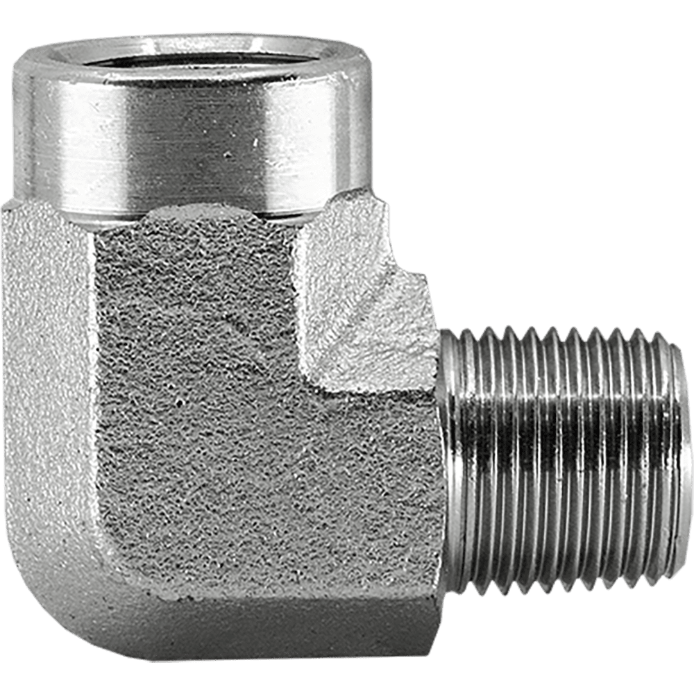 NPTF SOLID X NPTM ELBOW