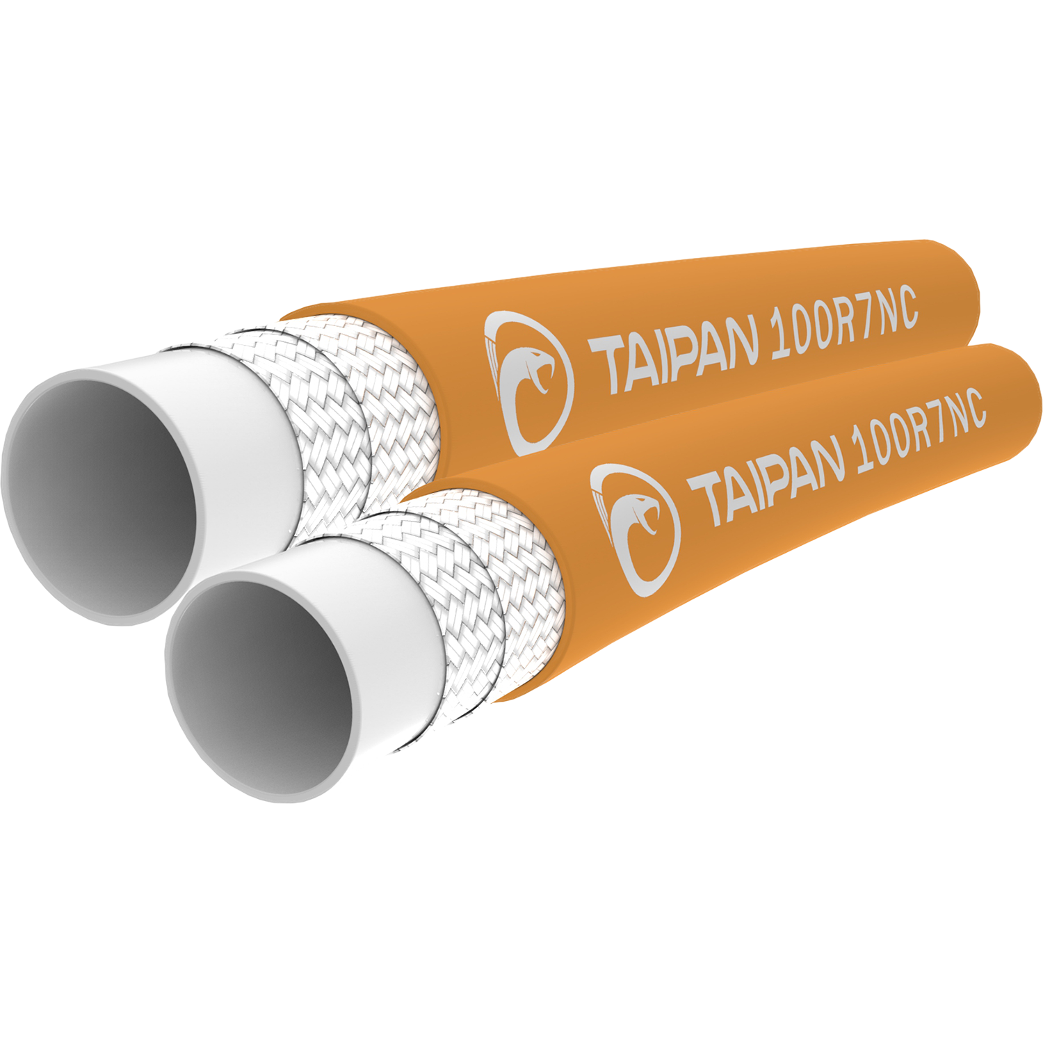 TAIPAN ORANGE NON CONDUCTIVE THERMOPLASTIC TWIN LINE HOSE