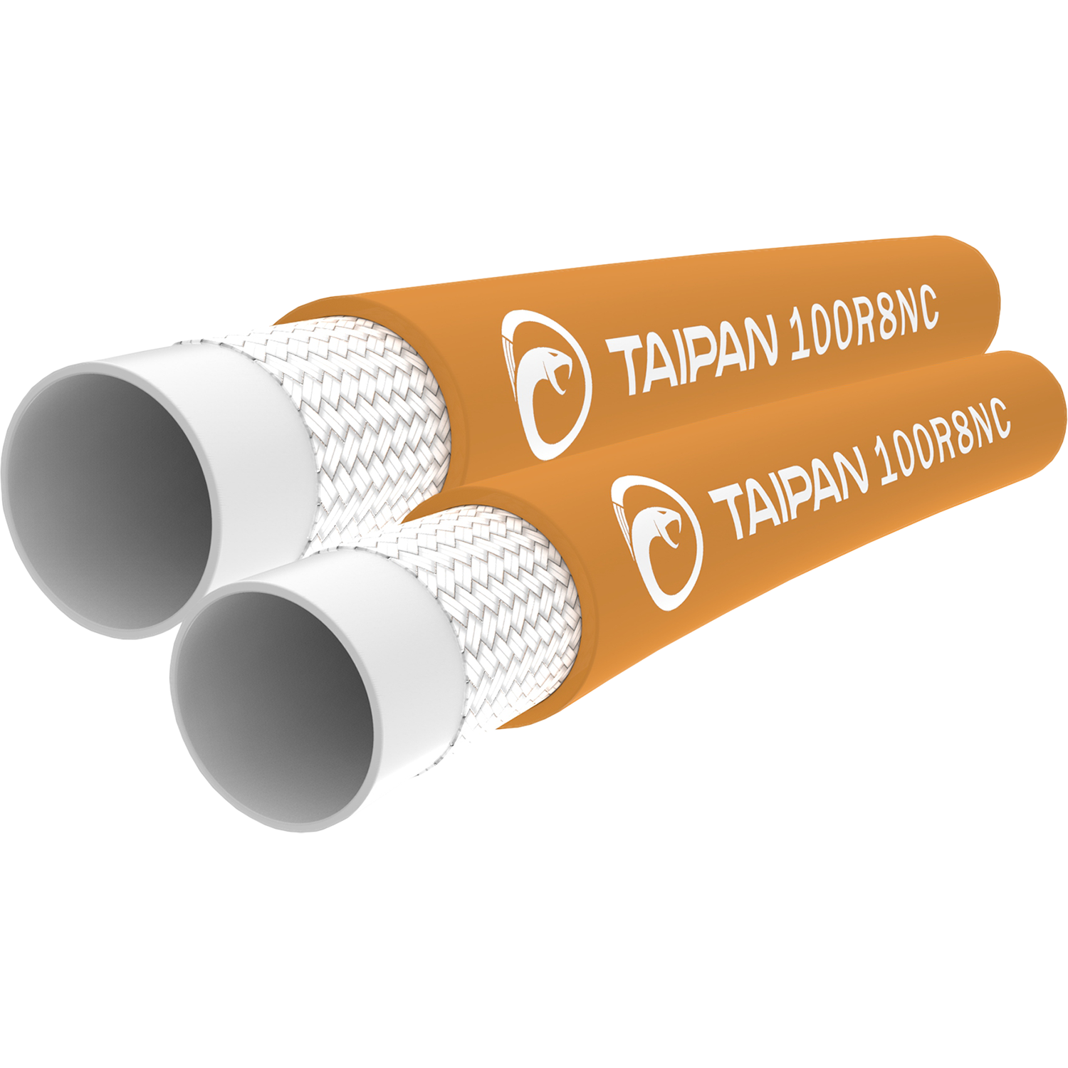 TAIPAN ORANGE NON CONDUCTIVE THERMOPLASTIC TWIN LINE HOSE