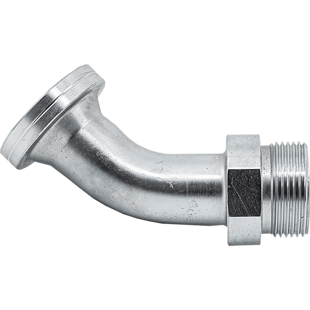 C62 FLANGE X ORFSM 45 DEG ELBOW