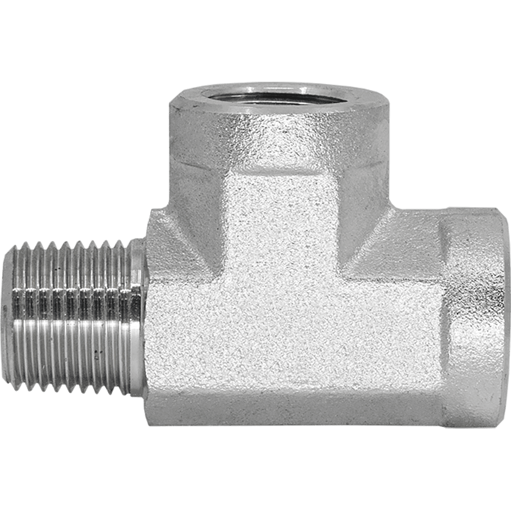 NPTF X NPTM X NPTF SOLID RUN TEE