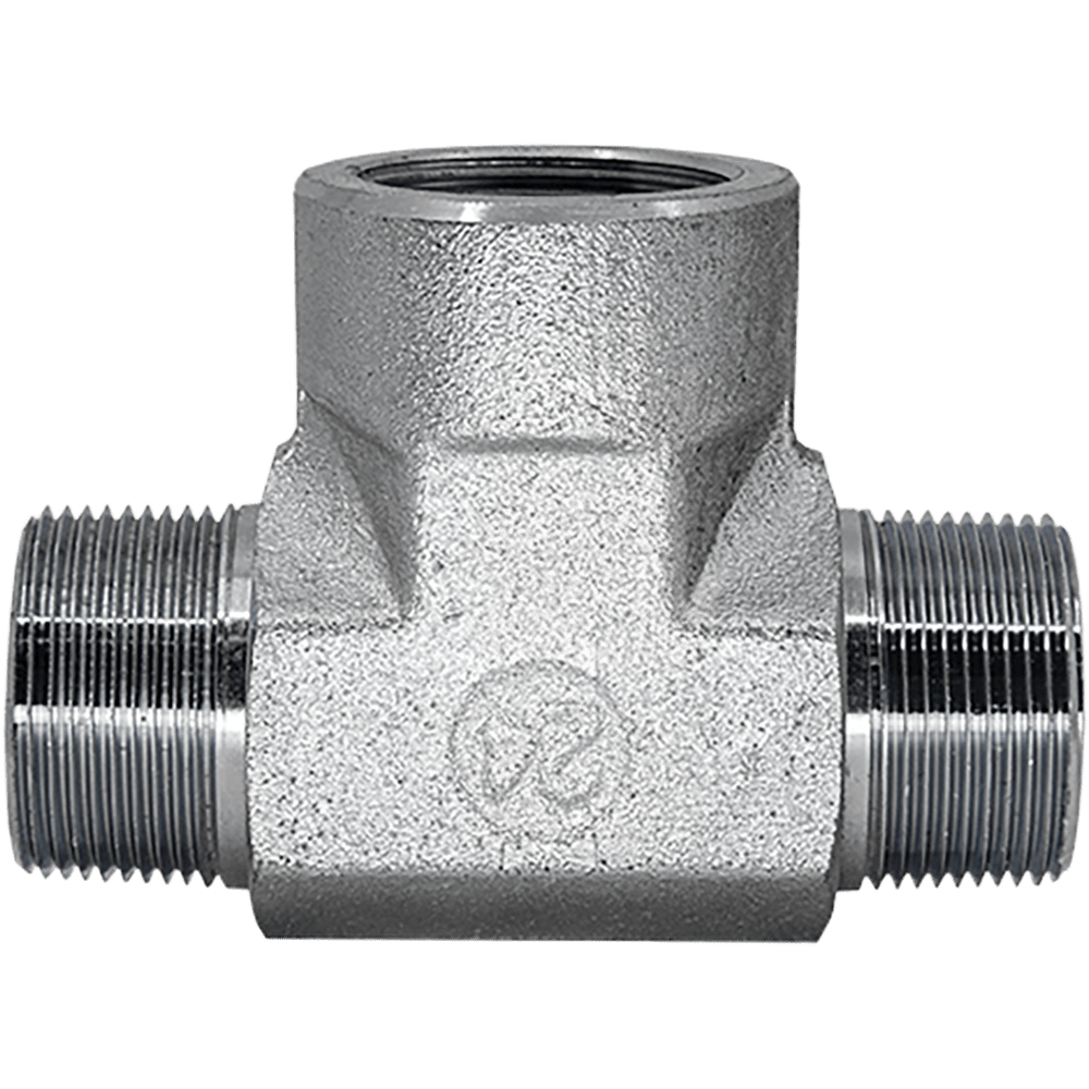 NPTM X NPTM X NPTF SOLID BRANCH TEE