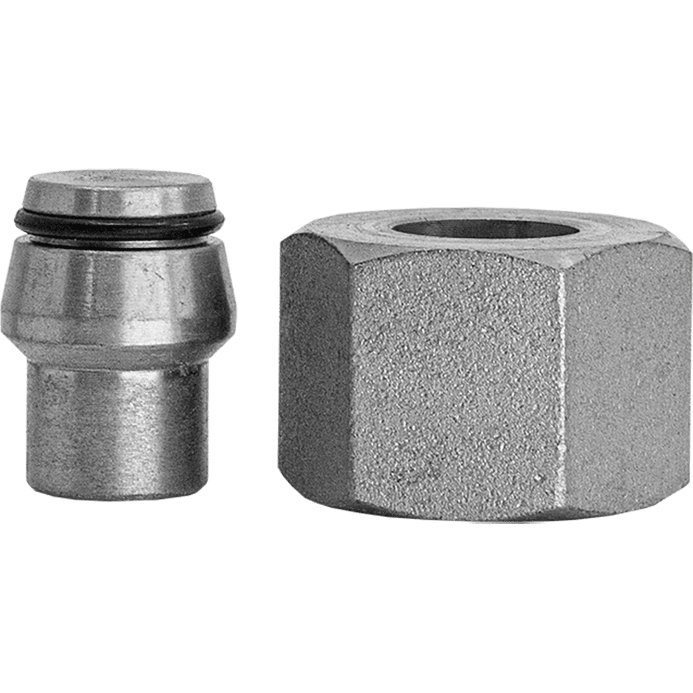 METRIC TUBE INSERT WITH NUT